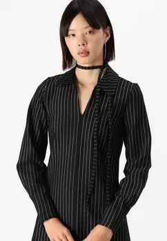 Повседневное платье SLFPENNIE SHORT DRESS Selected Femme, черный