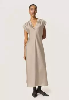 Повседневное платье SLLIVA Soaked in Luxury, бежевый