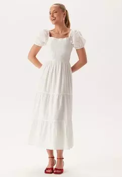 Повседневное платье SMOCK Bubbleroom, белый