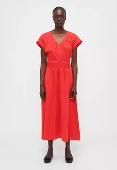 Повседневное платье SMOCKED WAIST Gap Tall, красный