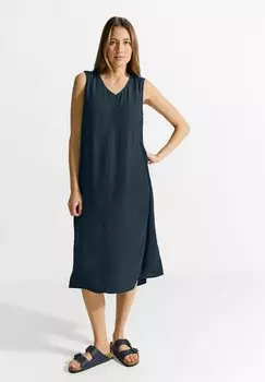 Повседневное платье Sommer Mit Struktur Cecil, синее