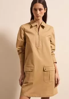 Повседневное платье Stefanel, бежевый