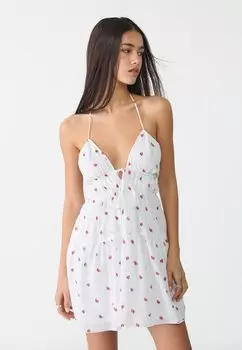 Повседневное платье Stradivarius, белый