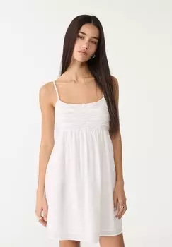 Повседневное платье Stradivarius, белый