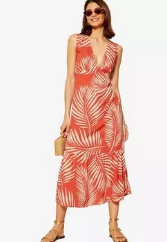 Повседневное платье STRAPPY V NECK TIERED PETITE Friends Like These, красный