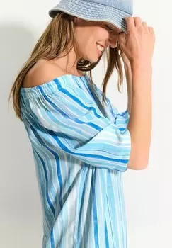 Повседневное платье STREIFEN Cecil, синий металлик