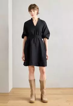 Повседневное платье STYLE RAGLAN SLEEVES BELTED AT WAIST Marc O'Polo, Black