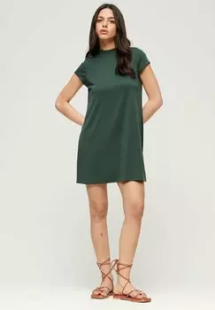 Повседневное платье Superdry, зеленый