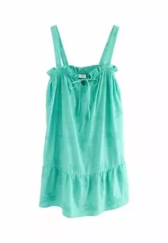 Повседневное платье TALL FIT - EMBROIDERED Next, синий
