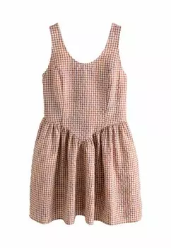 Повседневное платье TALL FIT - SLEEVELESS SCOOP NECK WAISTED Next, красный