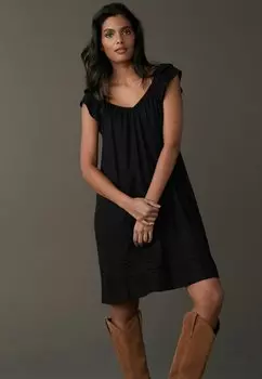 Повседневное платье TALL- RUFFLE SLEEVE Next, черный