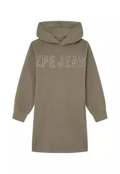 Повседневное платье TAMARA Pepe Jeans, темно-зеленый