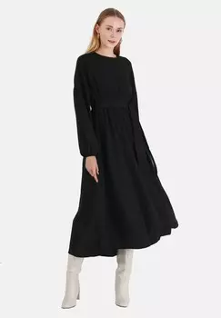 Повседневное платье TAVIN Modanisa, черный