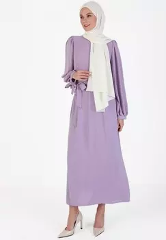 Повседневное платье TAVIN Modanisa, сирень