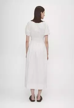 Повседневное платье TEATRO MIDI DRESS Faithfull the brand, белый