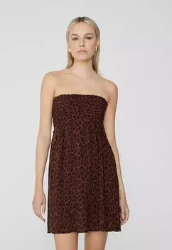 Повседневное платье TEZENIS, светло-коричневый