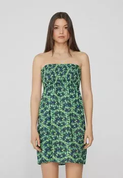 Повседневное платье TEZENIS, зеленый