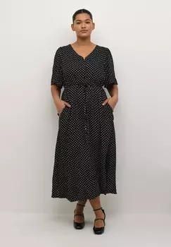 Повседневное платье THORI Kaffe Curve, цвет black chalk dot