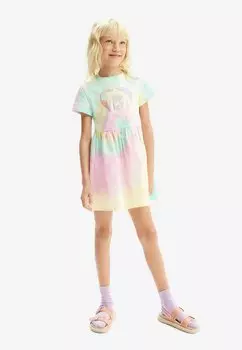 Повседневное платье TIE DYE COMBINATION Desigual, цвет red