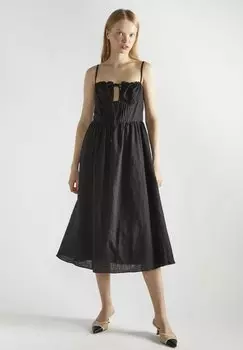 Повседневное платье TIE FRONT Glamorous, черный