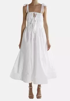 Повседневное платье TIE STRAPS True Decadence, белый