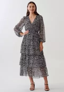 Повседневное платье TUSSAH, цвет black roses