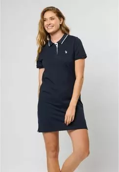 Повседневное платье U.S. Polo Assn., темно-синий