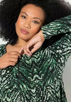 Повседневное платье Ulla Popken, зеленый