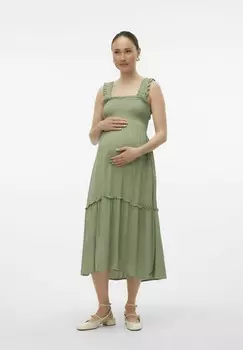 Повседневное платье UMSTANDS Vero Moda, зеленый