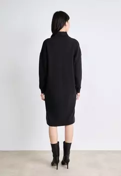 Повседневное платье VARSITY MOCK NECK DRESS Tommy Hilfiger, черный