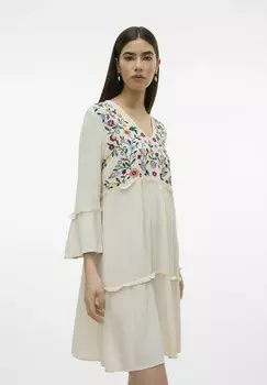 Повседневное платье Vero Moda, бежевый