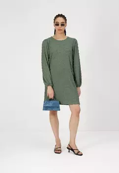Повседневное платье VIEVALINE DRESS VILA, зеленый