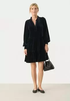 Повседневное платье VIGGASE Part Two, темно-синий