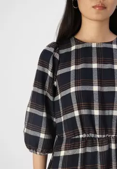 Повседневное платье VIKONDI DRESS VILA, темно-синий