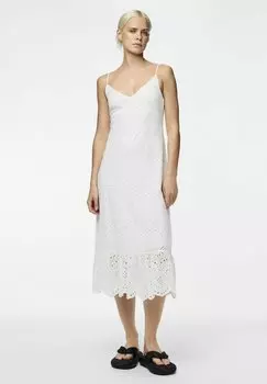 Повседневное платье VILDE STRAP Pieces, белый
