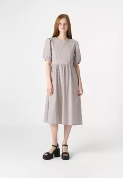Повседневное платье VINILDA 2/4 SLEEVES MIDI VILA, розовый