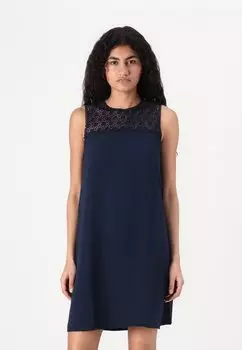 Повседневное платье VMALVA SHORT DRESS Vero Moda, темно-синий