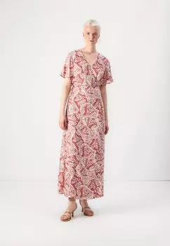 Повседневное платье VMBALI WRAP DRESS Vero Moda, бургундия