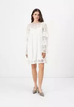 Повседневное платье VMCELINE SHORT DRESS Vero Moda, кремовый