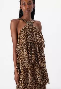 Повседневное платье VMFELICIA RUFFLE MAXI DRESS Vero Moda, черный