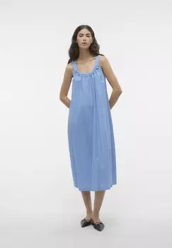 Повседневное платье VMGILI DETAILED SINGLET DRESS Vero Moda, синий
