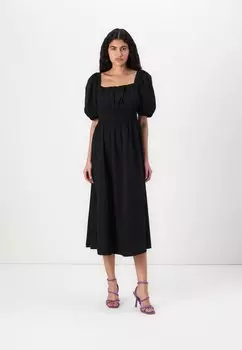 Повседневное платье VMHIMMA CALF DRESS Vero Moda, черный