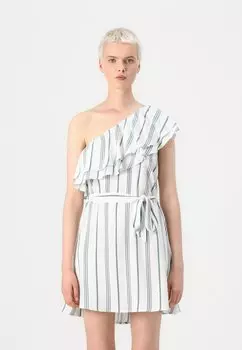 Повседневное платье VMKIMMI ONE SHOULDER MINI DRESS Vero Moda, белый