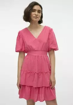 Повседневное платье VMLARISA Vero Moda, розовый