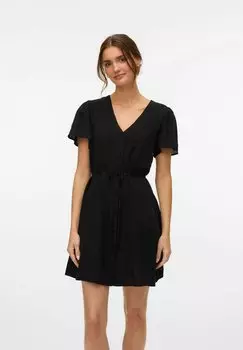 Повседневное платье VMLINN Vero Moda, черный