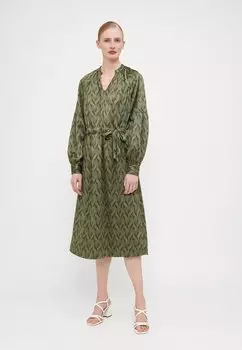 Повседневное платье VMLIVIA BALLOON CALF DRESS Vero Moda Tall, хаки