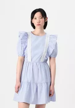 Повседневное платье VMMIA SHORT DRESS Vero Moda, светло-голубой