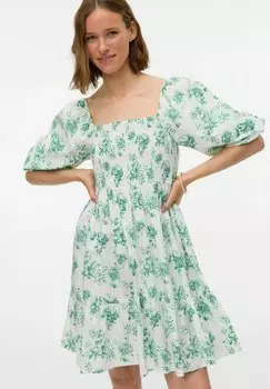 Повседневное платье VMNOMIA KURZES Vero Moda, зеленый