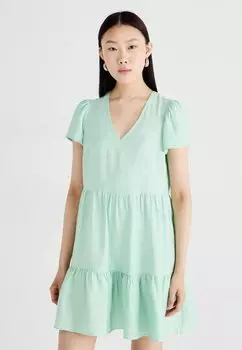 Повседневное платье VMPALINA SHORT DRESS Vero Moda, светло-зеленый
