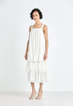 Повседневное платье VMPEACH DRESS Vero Moda, кремовый